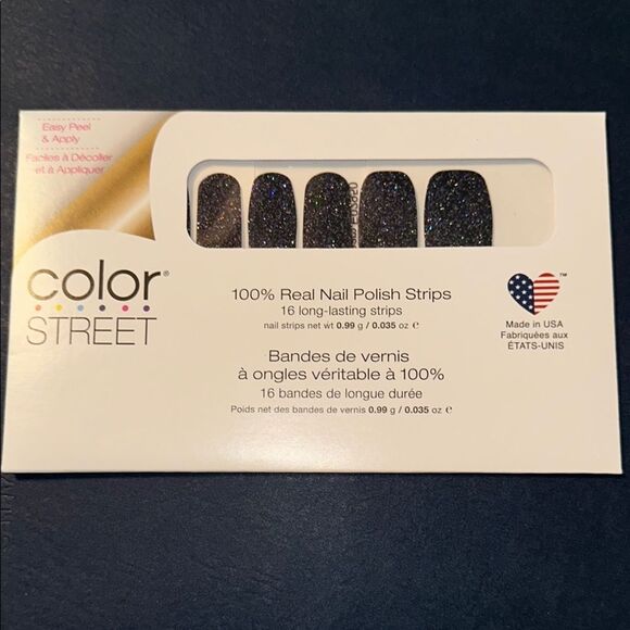 Living the gleam Color Street Sparkling Black Nail Strips / Living the gleam - Picture 2 of 10
